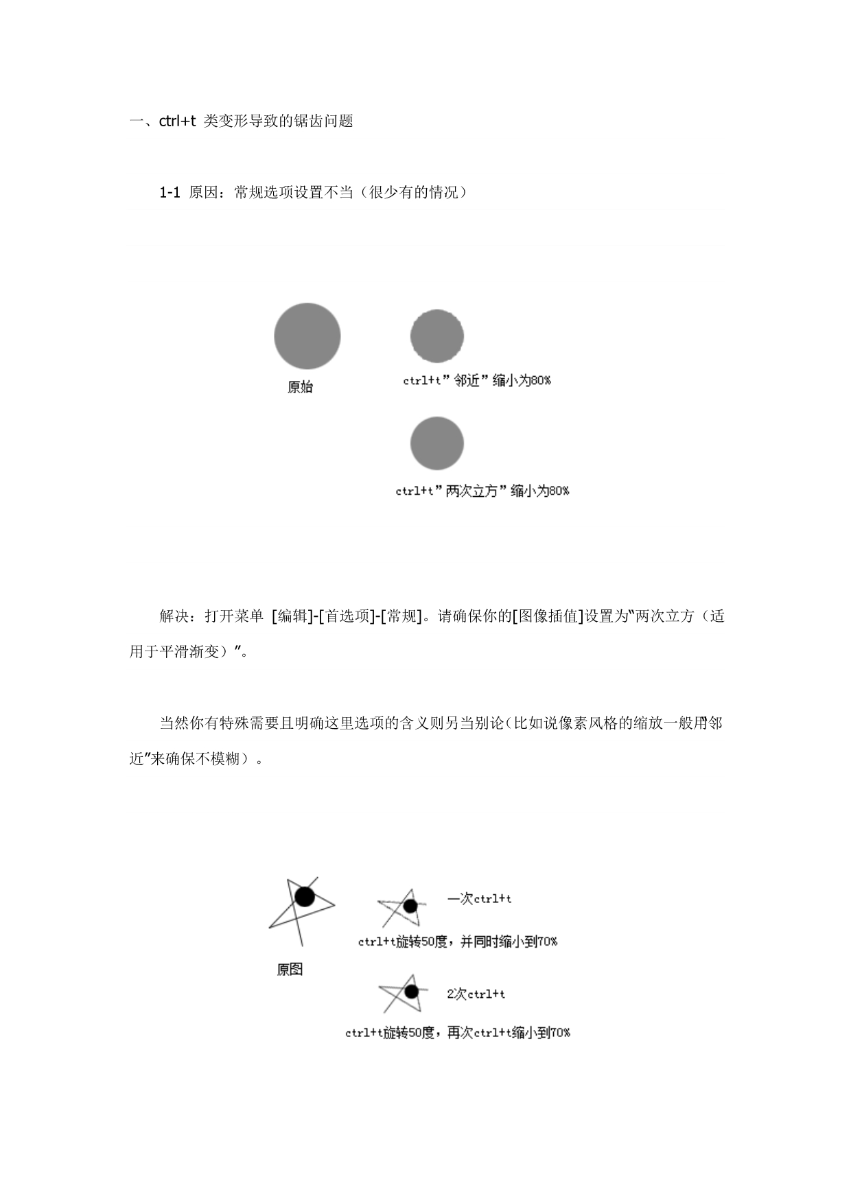 PS常见的锯齿产生原因及去除办法详解_第1页