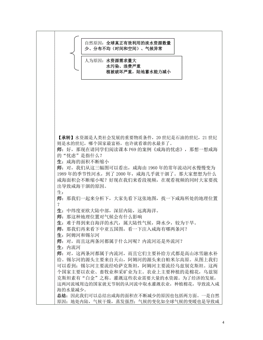 高中地理第三节水资源的合理利用知识精讲新人教必修_第4页