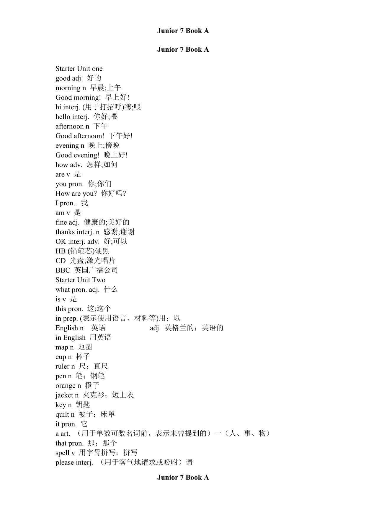 人教2012七年级和八年级英语课本单词s版_第1页