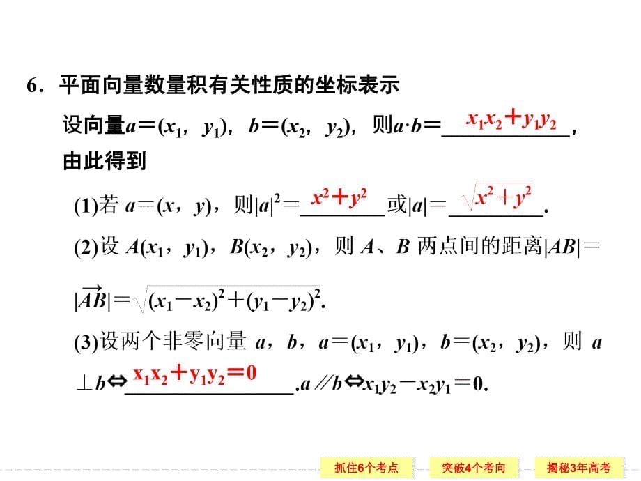 2014创新设计高中数学(苏教版)第五章 第3讲 平面向量的数量积_第5页