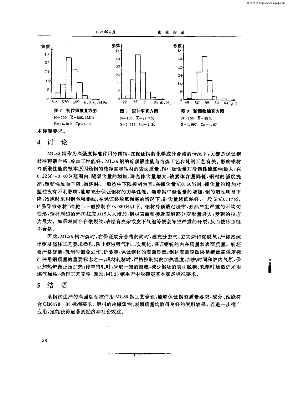 高强度标准年用ML35钢的开发_第4页