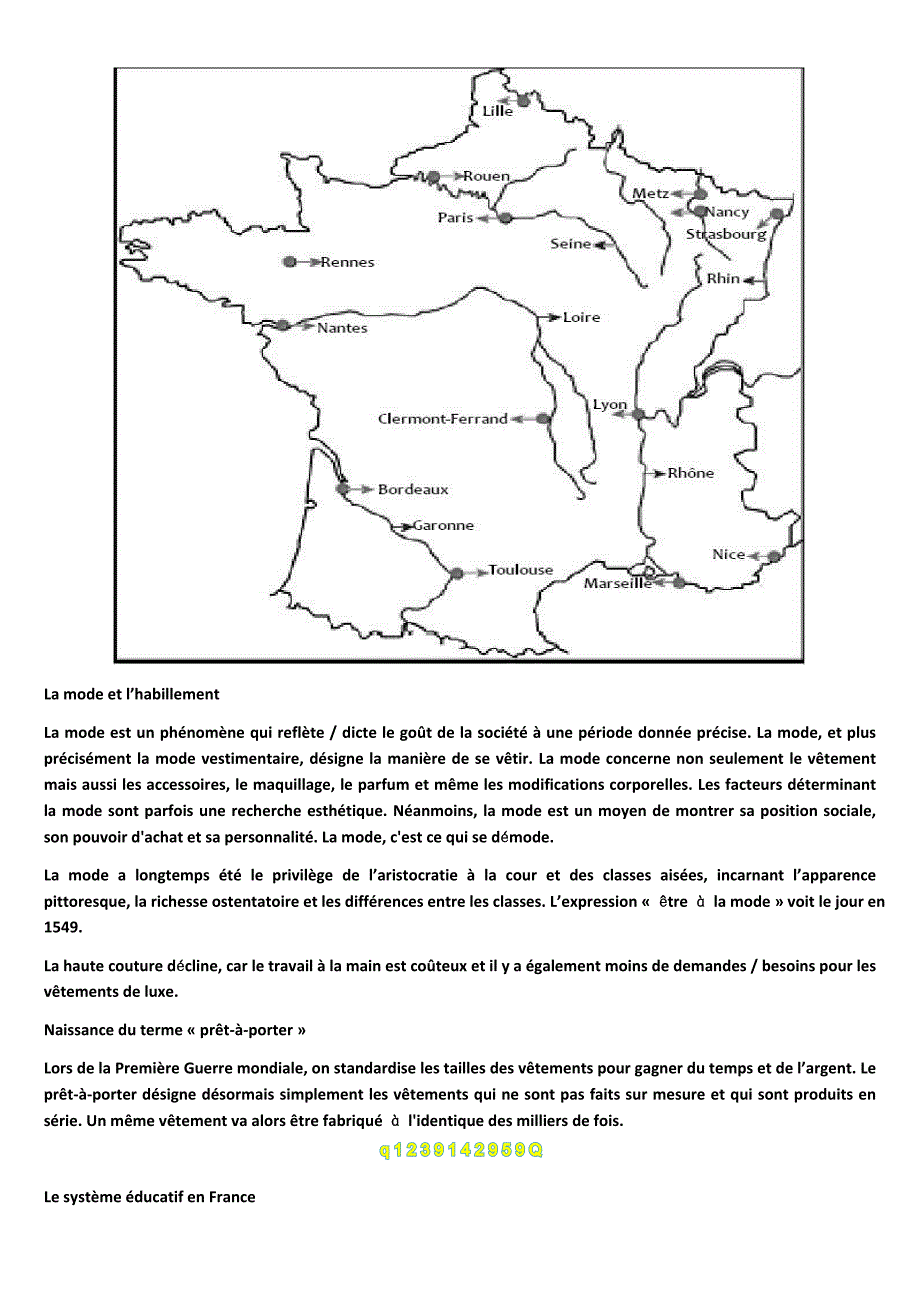 法国概况课堂笔记分享地理时尚教育礼仪_第3页