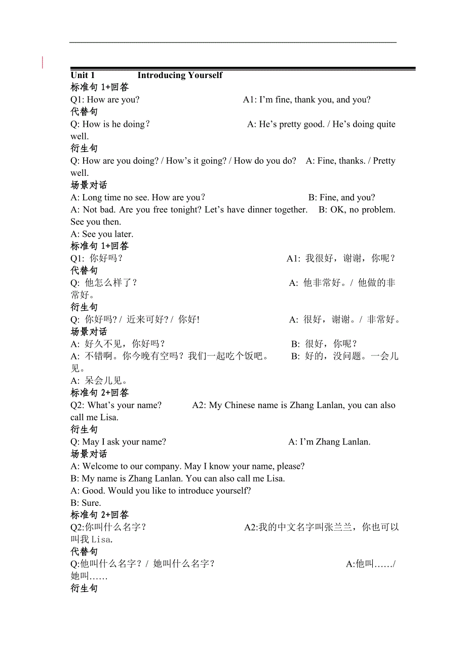 面试英语200句印刷版(无图)(带翻译)_第1页