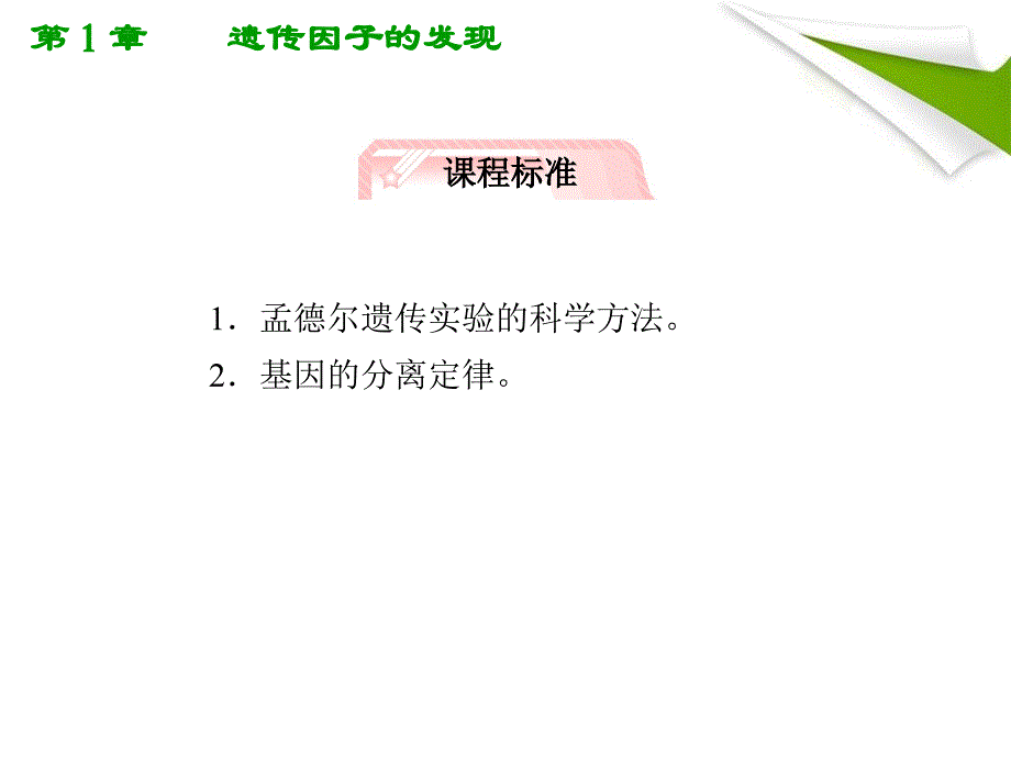 人教版2012高考生物总复习课件：11《孟德尔的豌豆杂交实验(一)》知识研习(新人教版必修2)(共32张PPT)_第4页