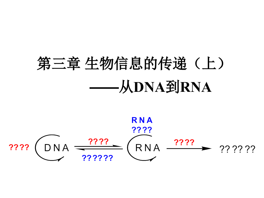 现代分子生物学生物信息的传递(上)-复制_第1页