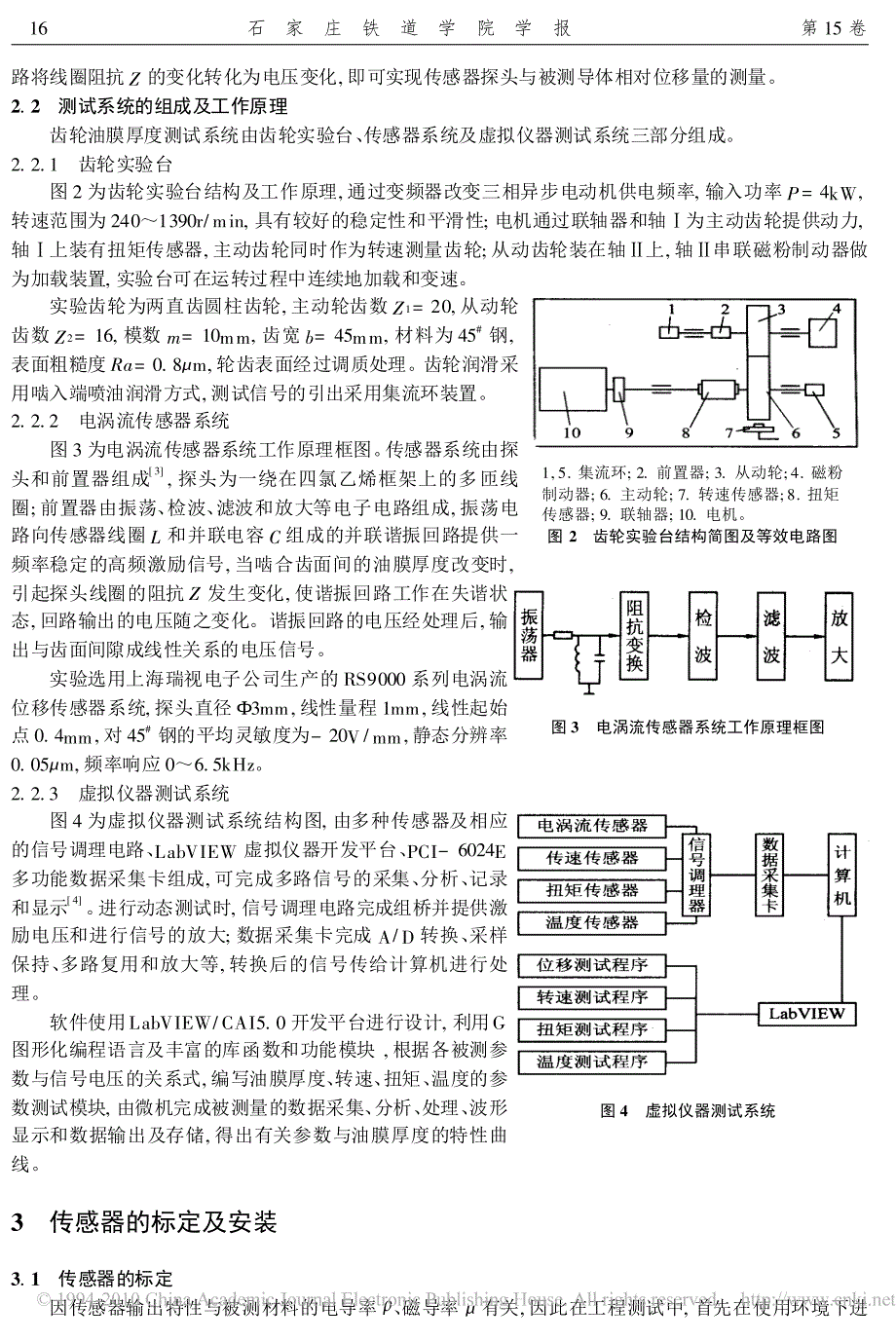 齿轮副润滑油膜厚度的实验研究_第2页