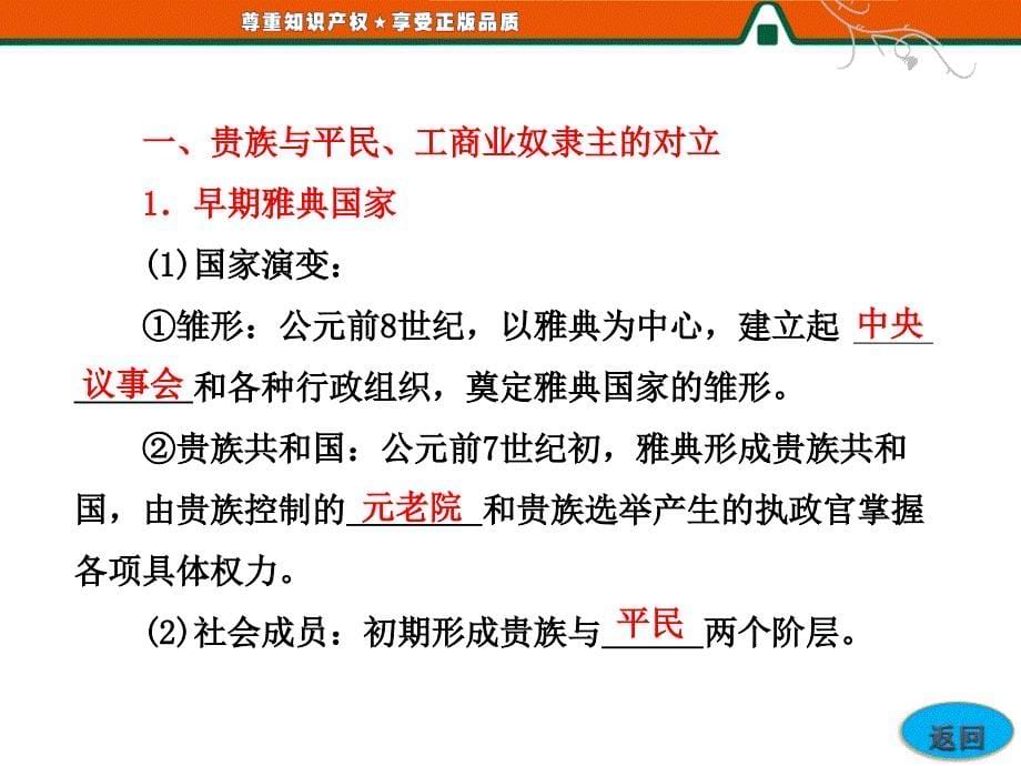 高二历史人民版选修1课件：专题一  第一课  雅典往何处去_第5页