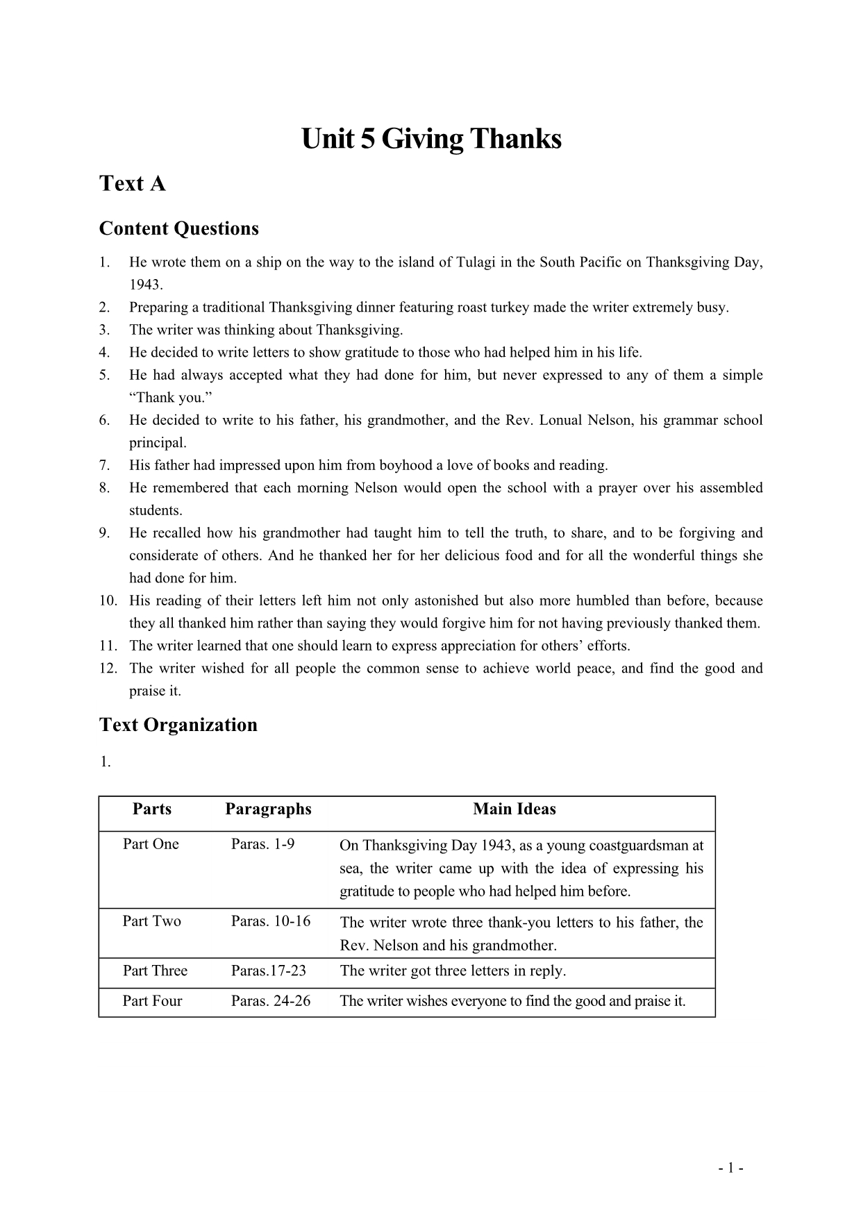 全新版大学英语综合教程第二版第三册课后习题答案-第五单元_第1页