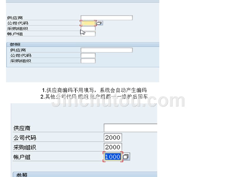 SAP MM模块创建供应商主数据_第2页