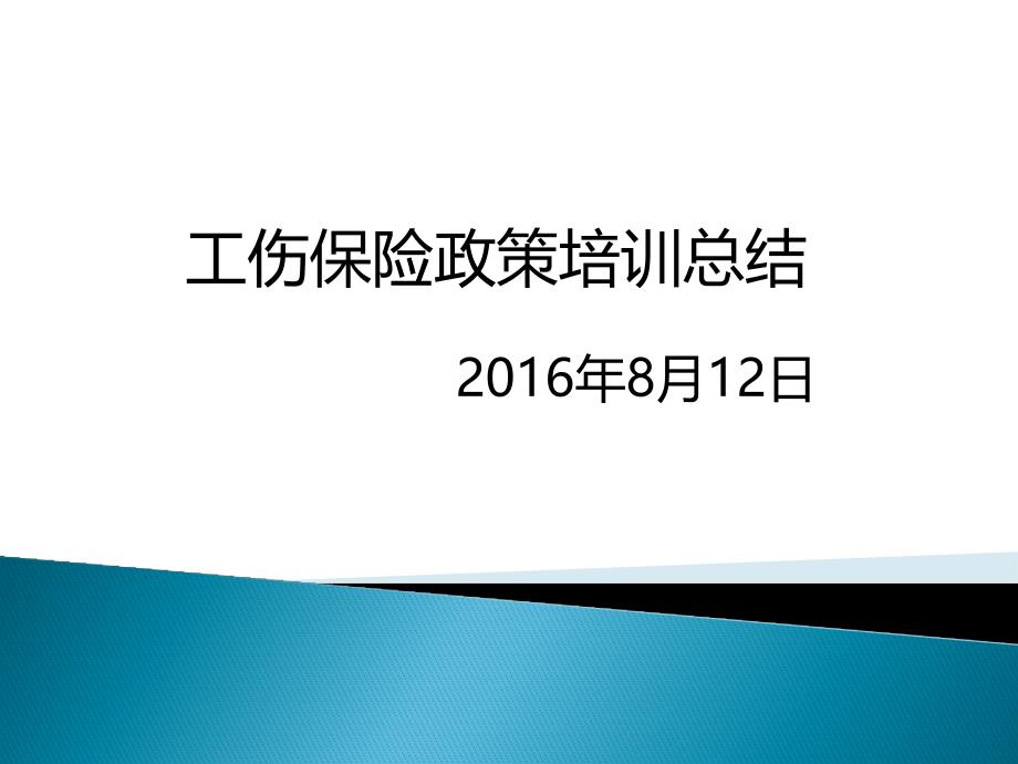 工伤保险政策培训总结_第1页