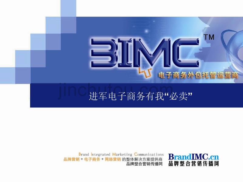 电子商务外包公司提案-外包专家BIMC3.0_第1页