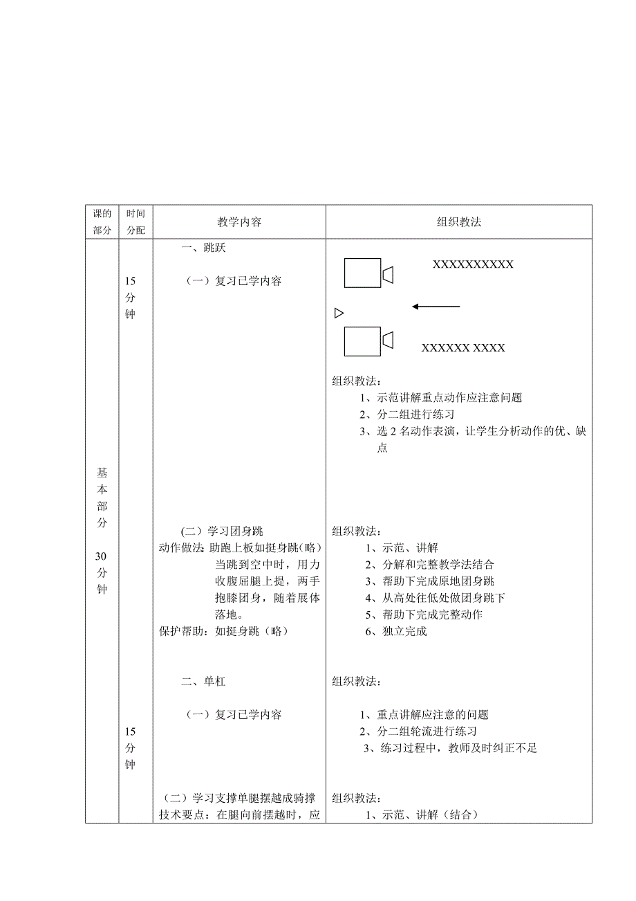 河科大学校体育--体操学教案模板_第2页