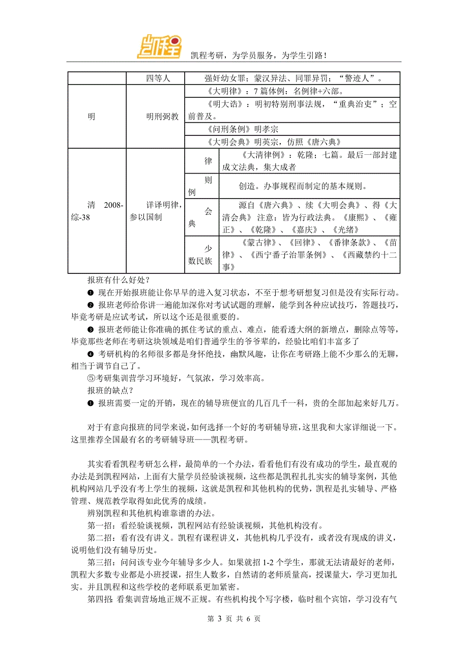 2018法硕考研复习要点：古代法制思想与立法概况_第3页