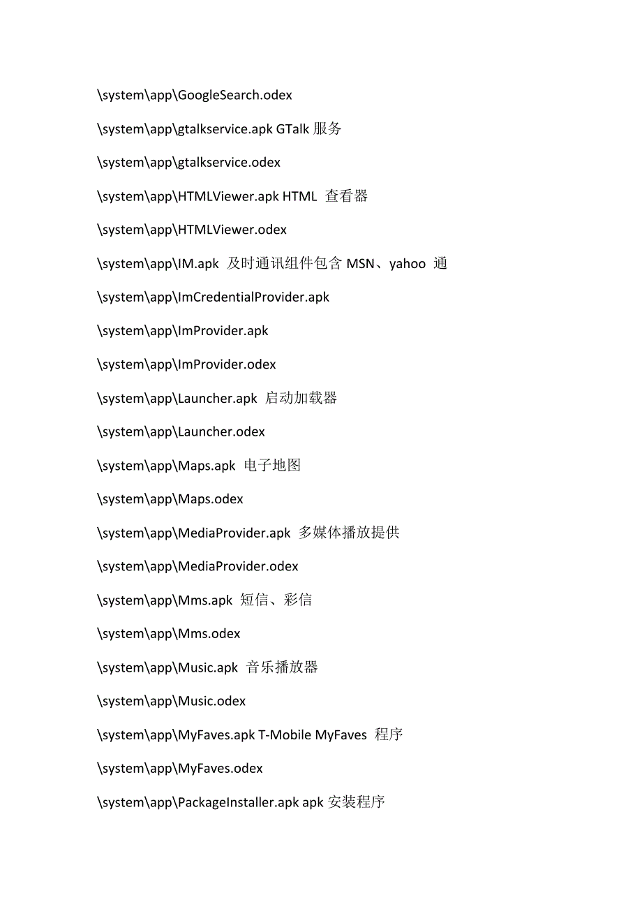 [实用教程]正确认识安卓手机各个文件名以便精简和优化_第3页