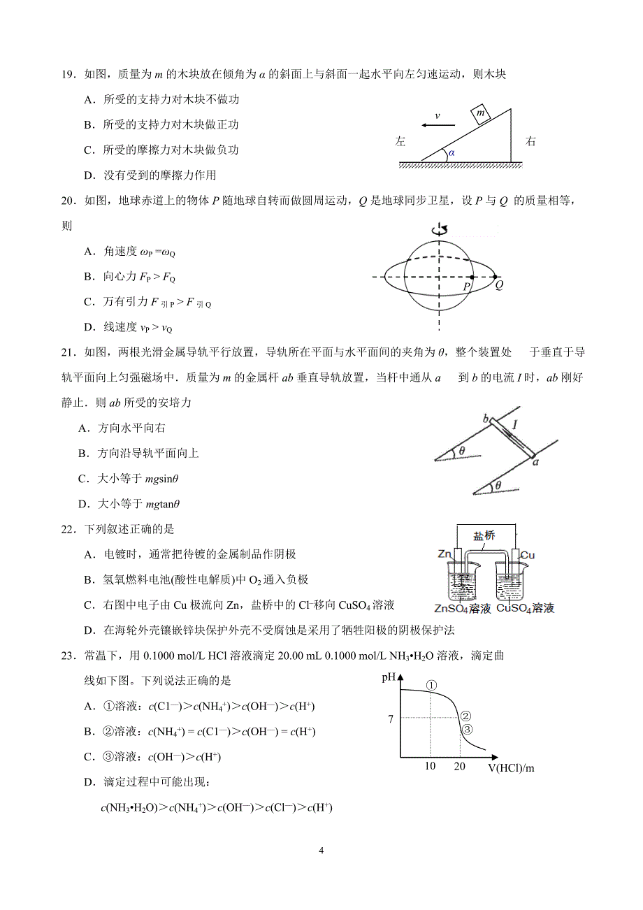 2月22日周六理综试题_第4页