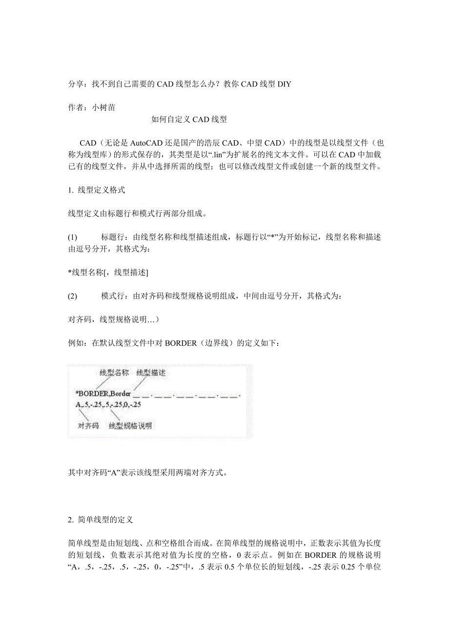 AUTOcad如何自定义线型_第1页