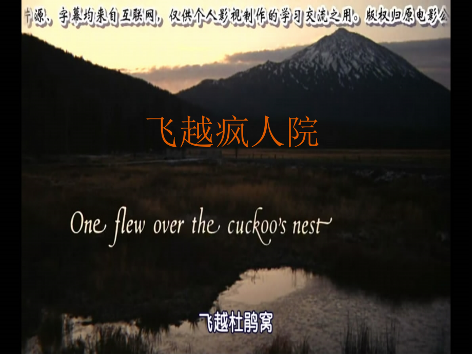 影片分析：《飞越疯人院》拉片_第1页