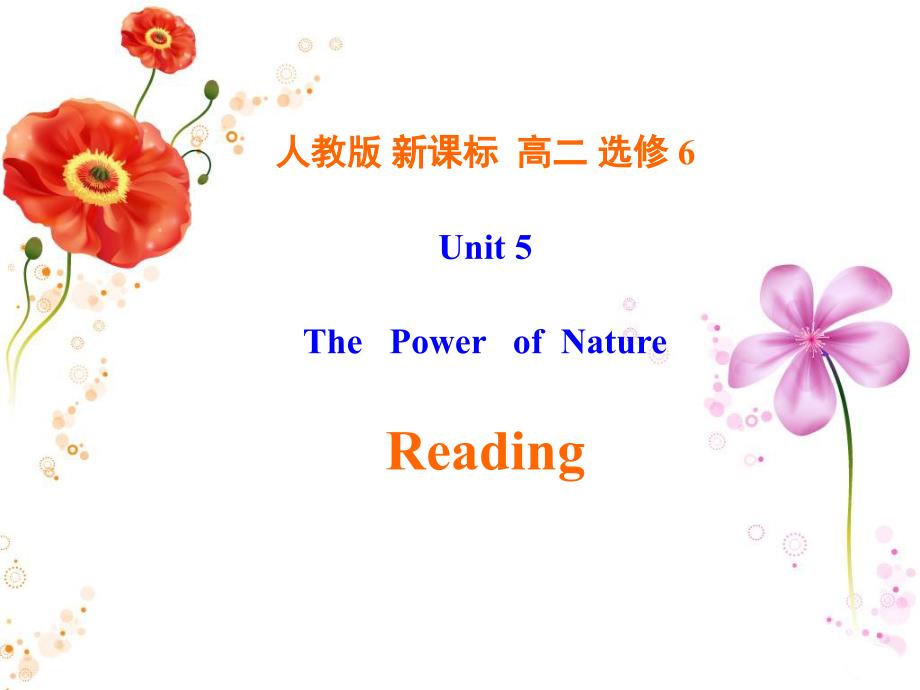 B6, U 5 Reading (人教版高中英语选修六第五单元阅读)_第1页