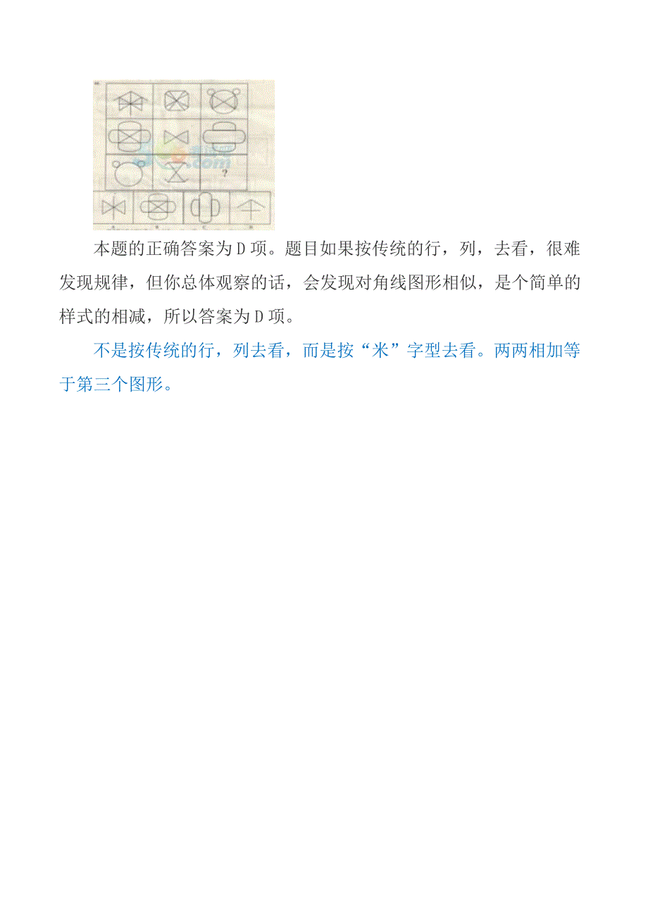 2015年浙江公务员《行测》图形推理对应技巧_第2页