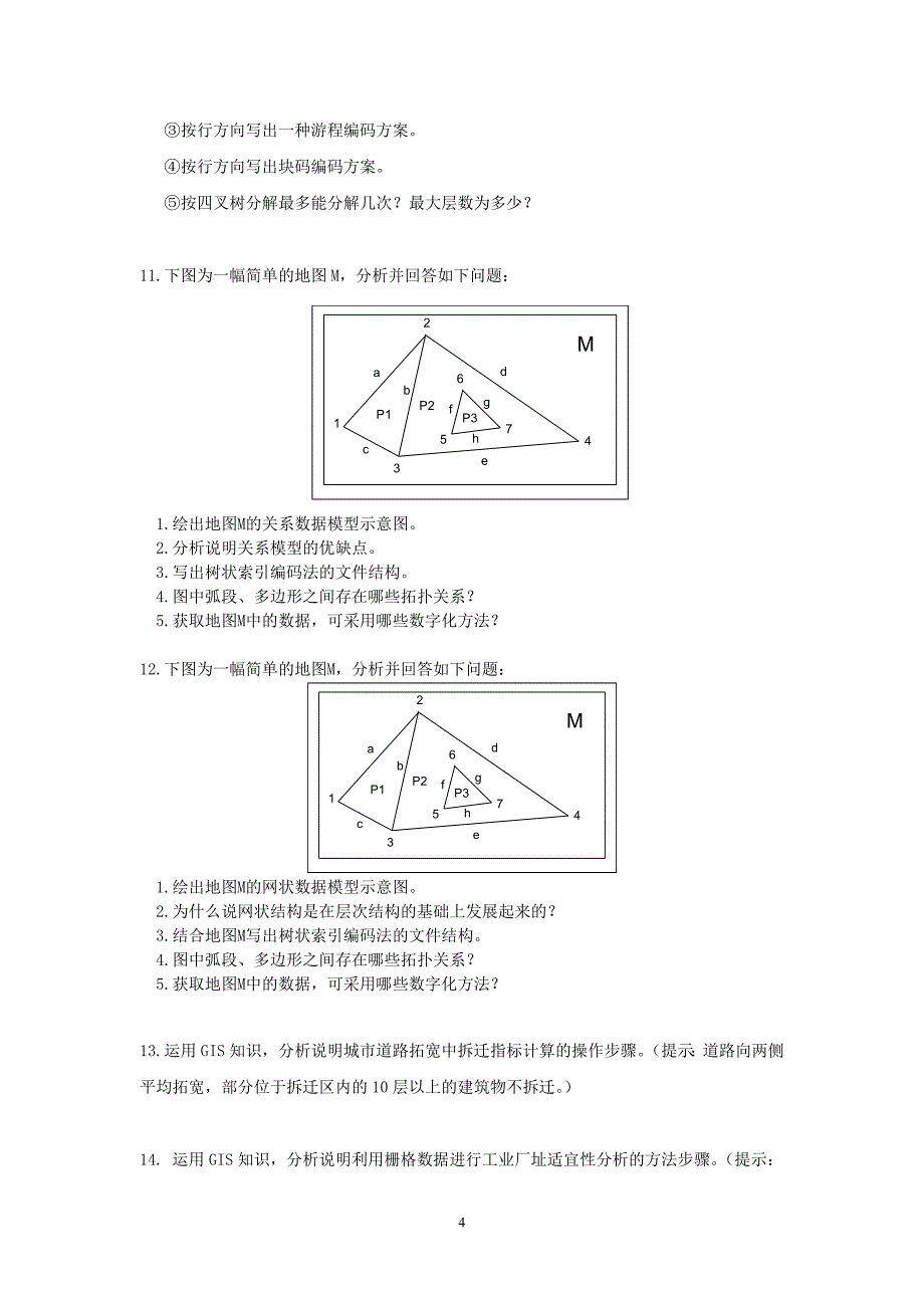 地理信息系统复习纲要_第4页