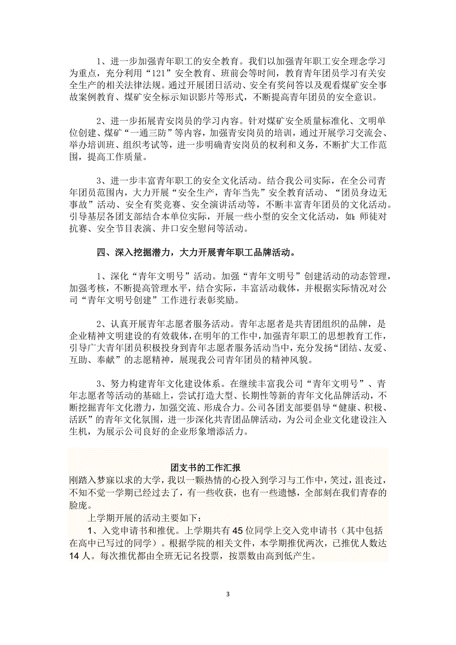 2011-2012学年土木工程2010精1班团支书工作构想_第3页