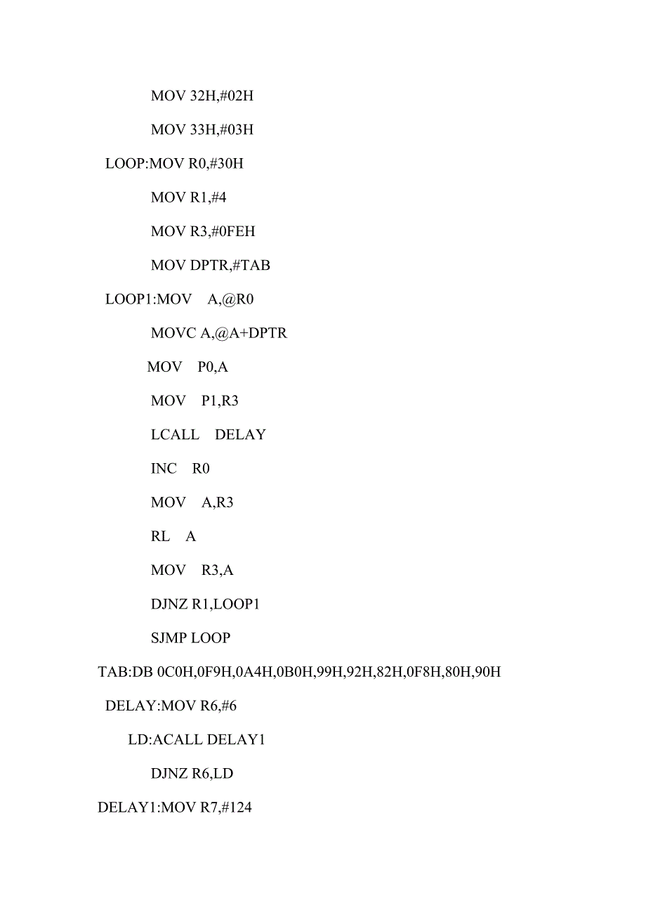 单片机汇编程序实例_第3页