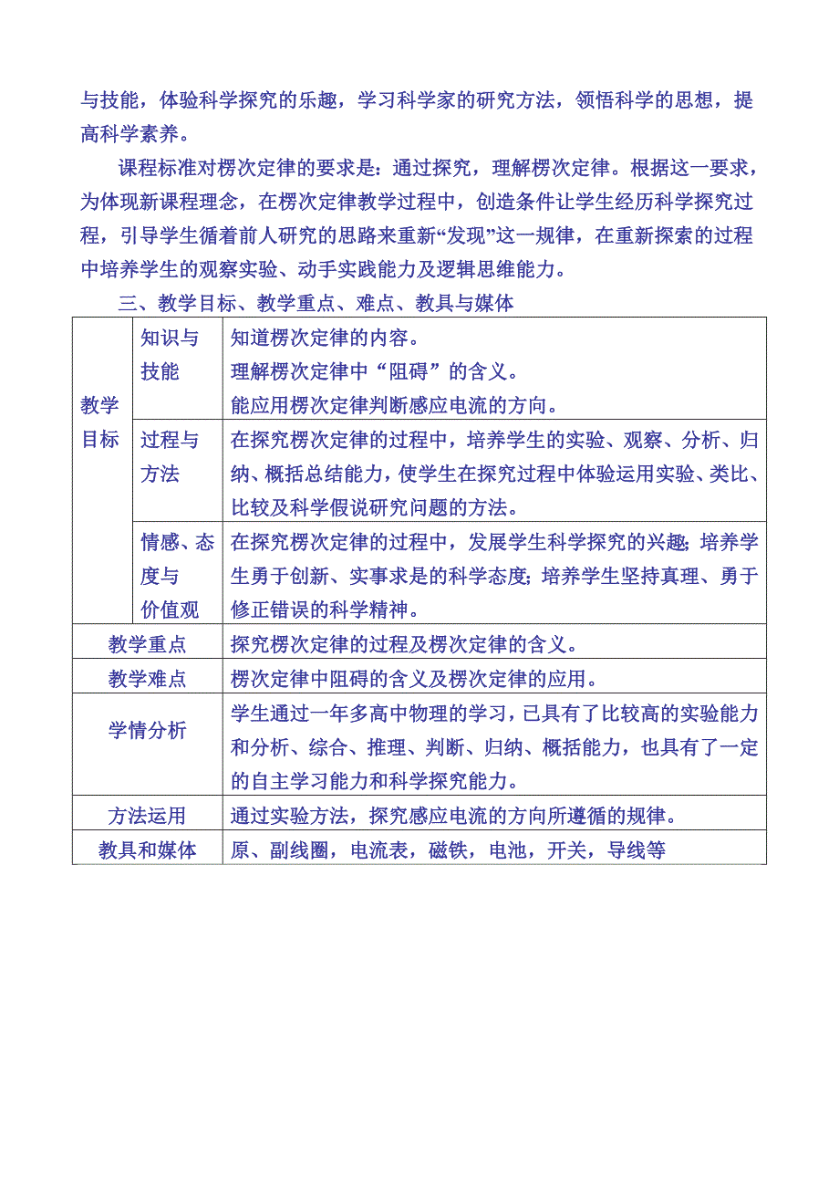 谈楞次定律的教学设计_第2页