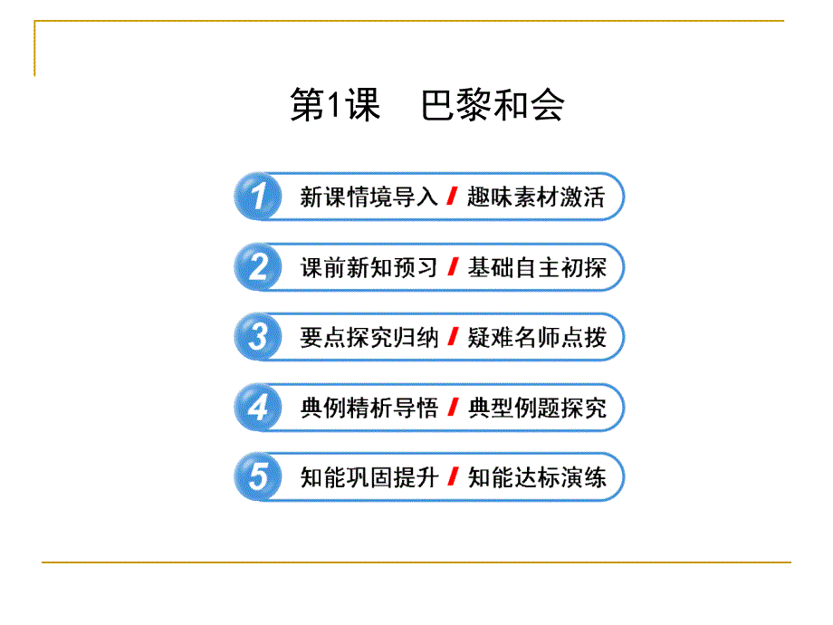 2.1 巴黎和会 课件(人教版选修3)_第1页