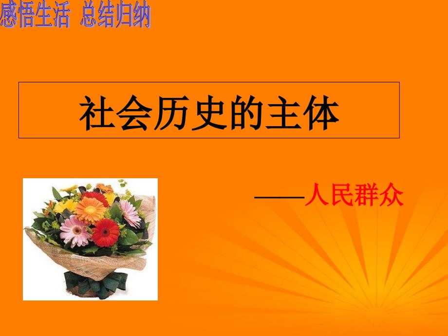 2012高二政治 4.11.2社会历史的主体课件 新人教必修4_第4页