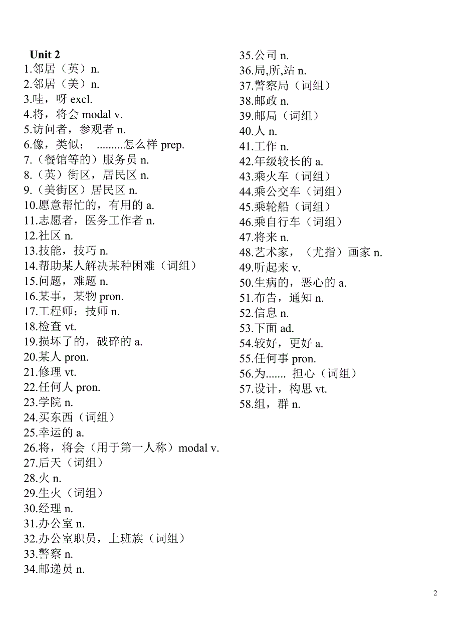 译林2012版7B单词及词组_第2页