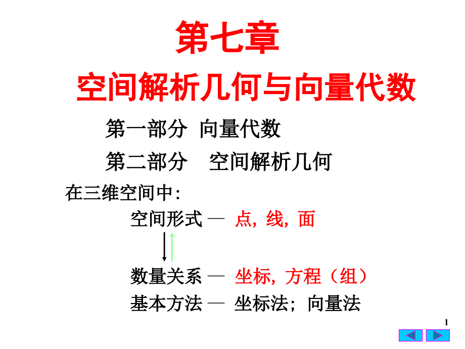 高等数学向量及其运算课件_第1页