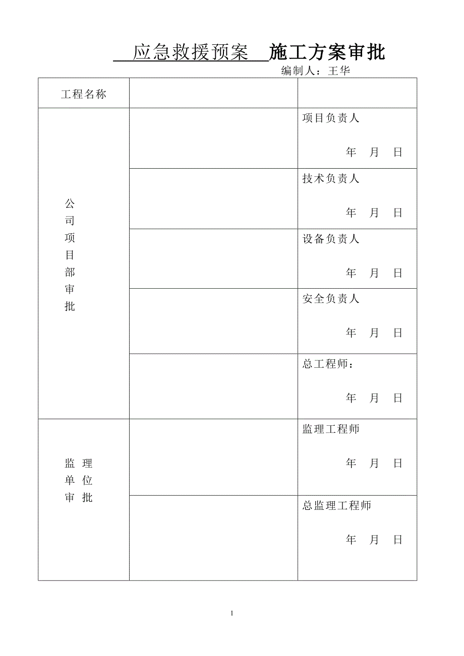 起重设备安拆施工队应急救援预案_第1页