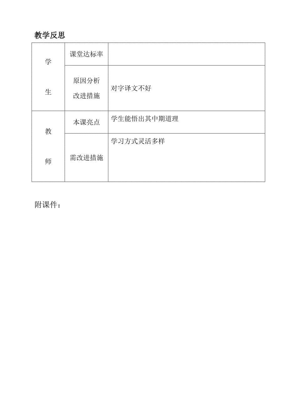 四年级语文下册第六单元23课《古诗词三首》第一课时导学案_第5页