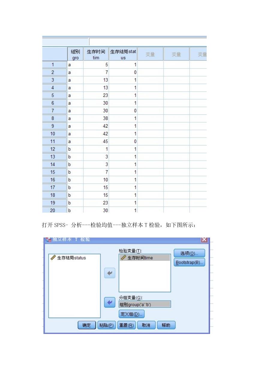 SPSS-比较均值-独立样本T检验案例解析_第2页