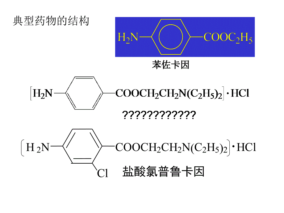 第八章对氨基苯甲酸酯和酰苯胺类药物的分析_第4页