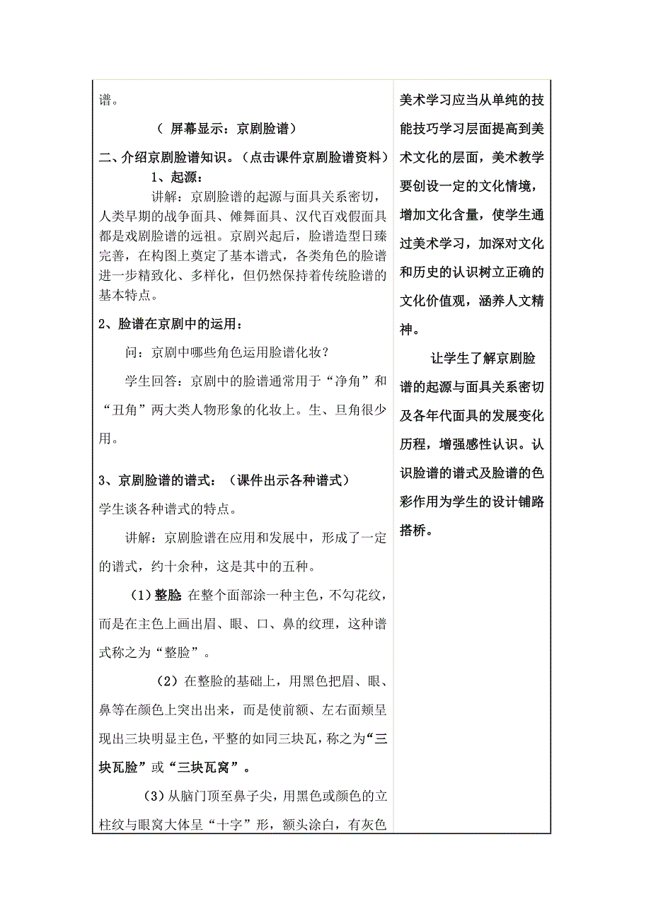 《京剧脸谱》教学设计_第4页