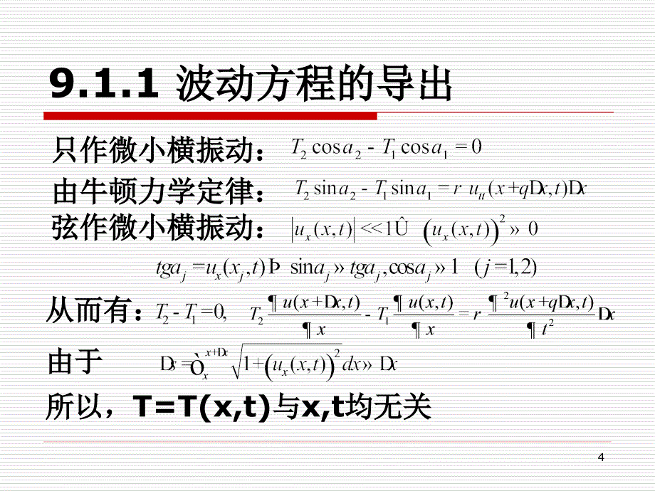 数学物理方程  第九章第一讲_第4页