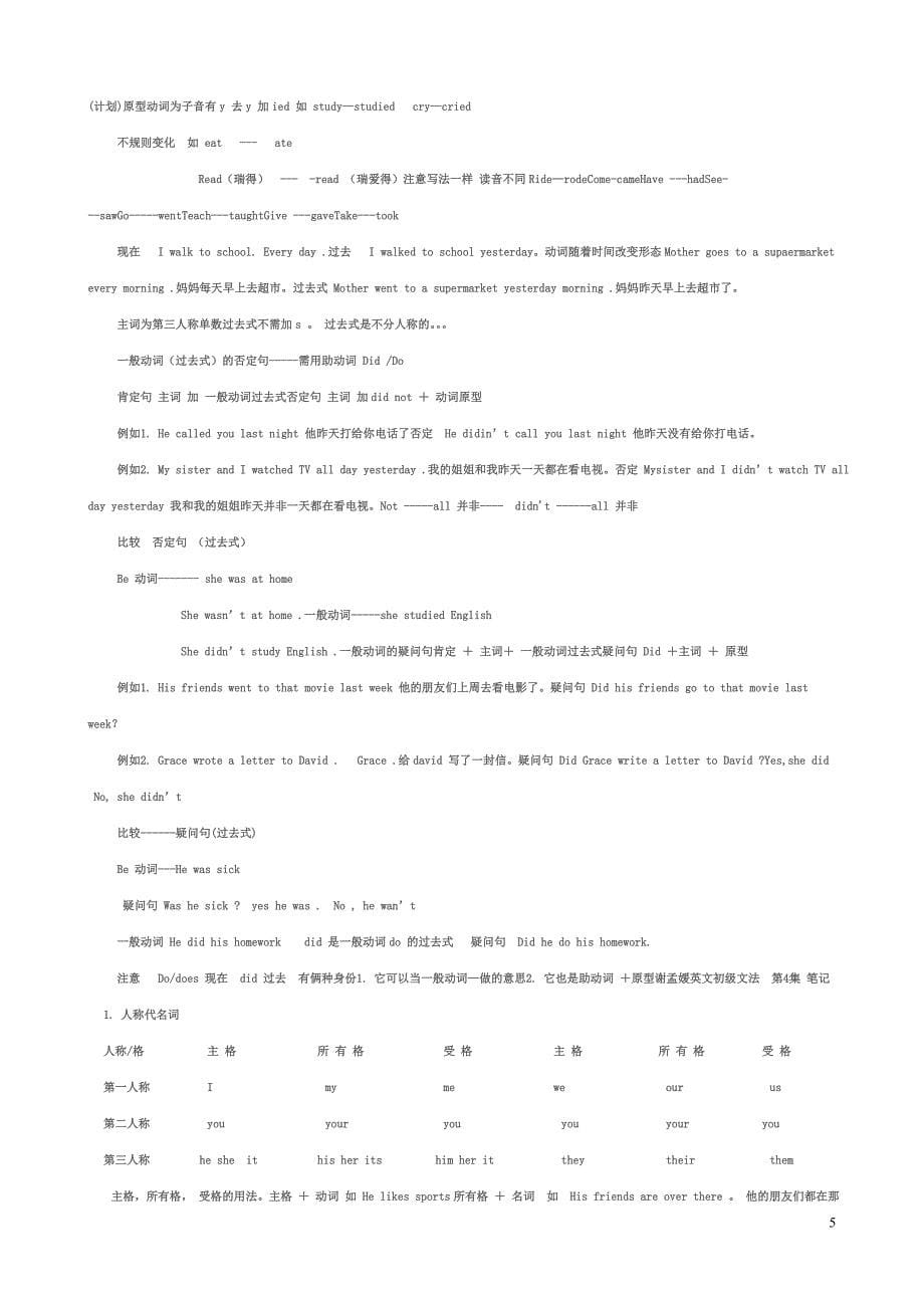 谢孟媛初级文法讲义1-60讲_第5页