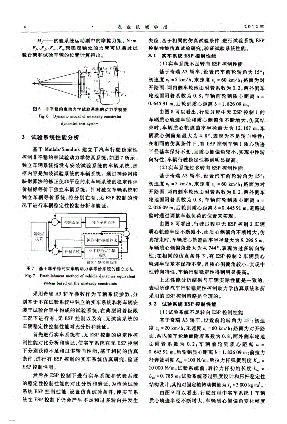 基于非平稳约束试验系统的汽车附着极限稳定性研究_第4页