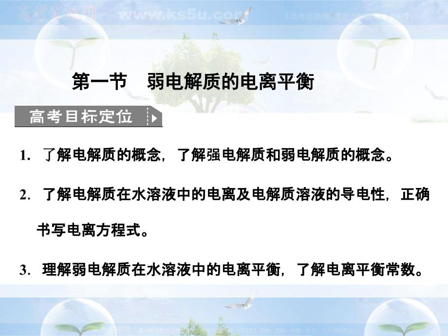 水溶液中的离子平衡_第一节_弱电解质的电离平衡_第2页