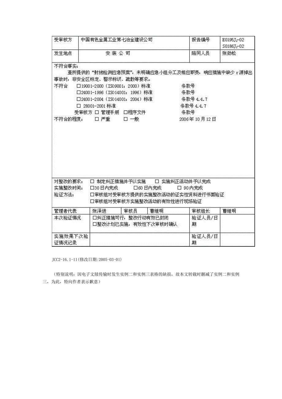 谈谈管理体系审核不符合项的整改思路_第5页