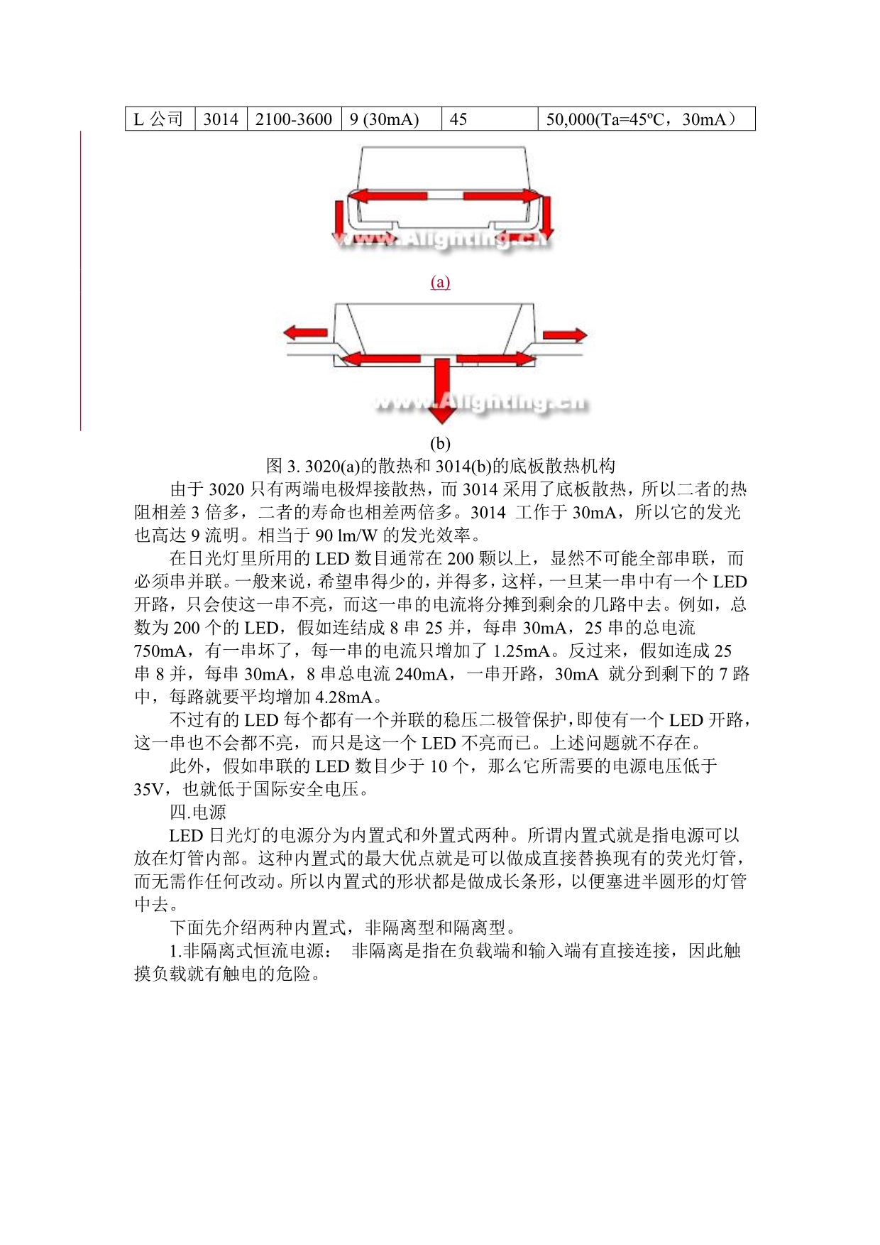 LED日光灯的性能、电源、结构和寿命详细资料_第3页