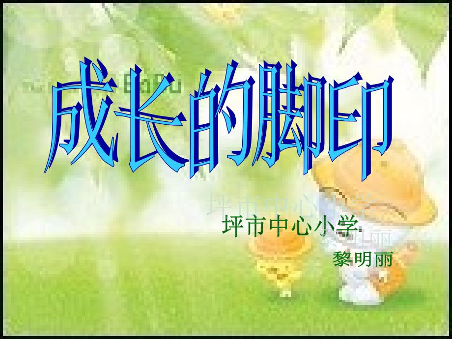 北师大版数学第九册《成长的脚印》PPT课件5_第1页