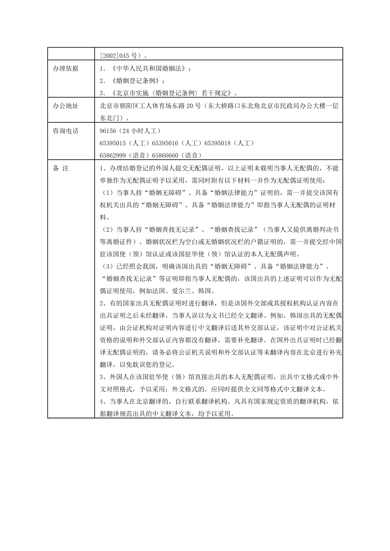 北京居民和外国人办理结婚登记所需材料_第3页