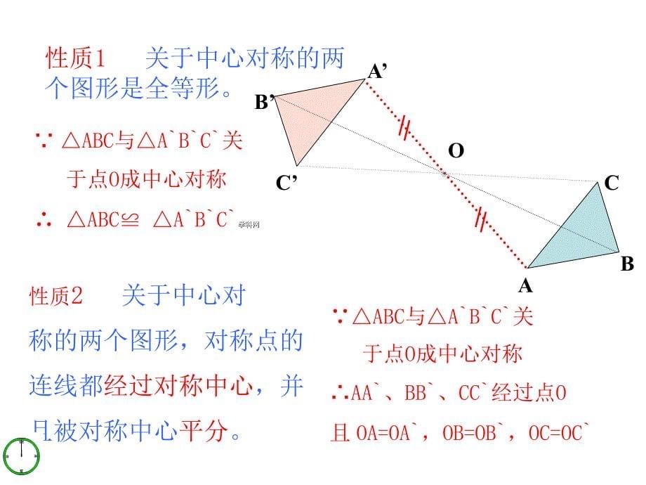 [名校联盟]山东省冠县东古城镇中学九年级数学上册《1.4.2 图形的中心对称》课件_第5页