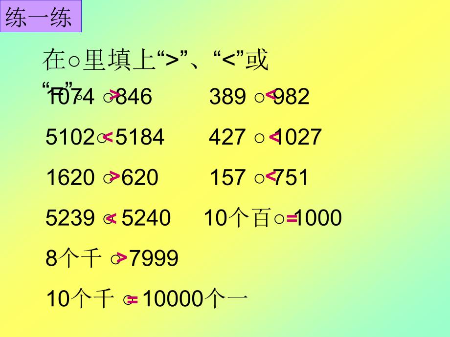 北师大版数学二年级下册《比一比》课件PPT版_第4页