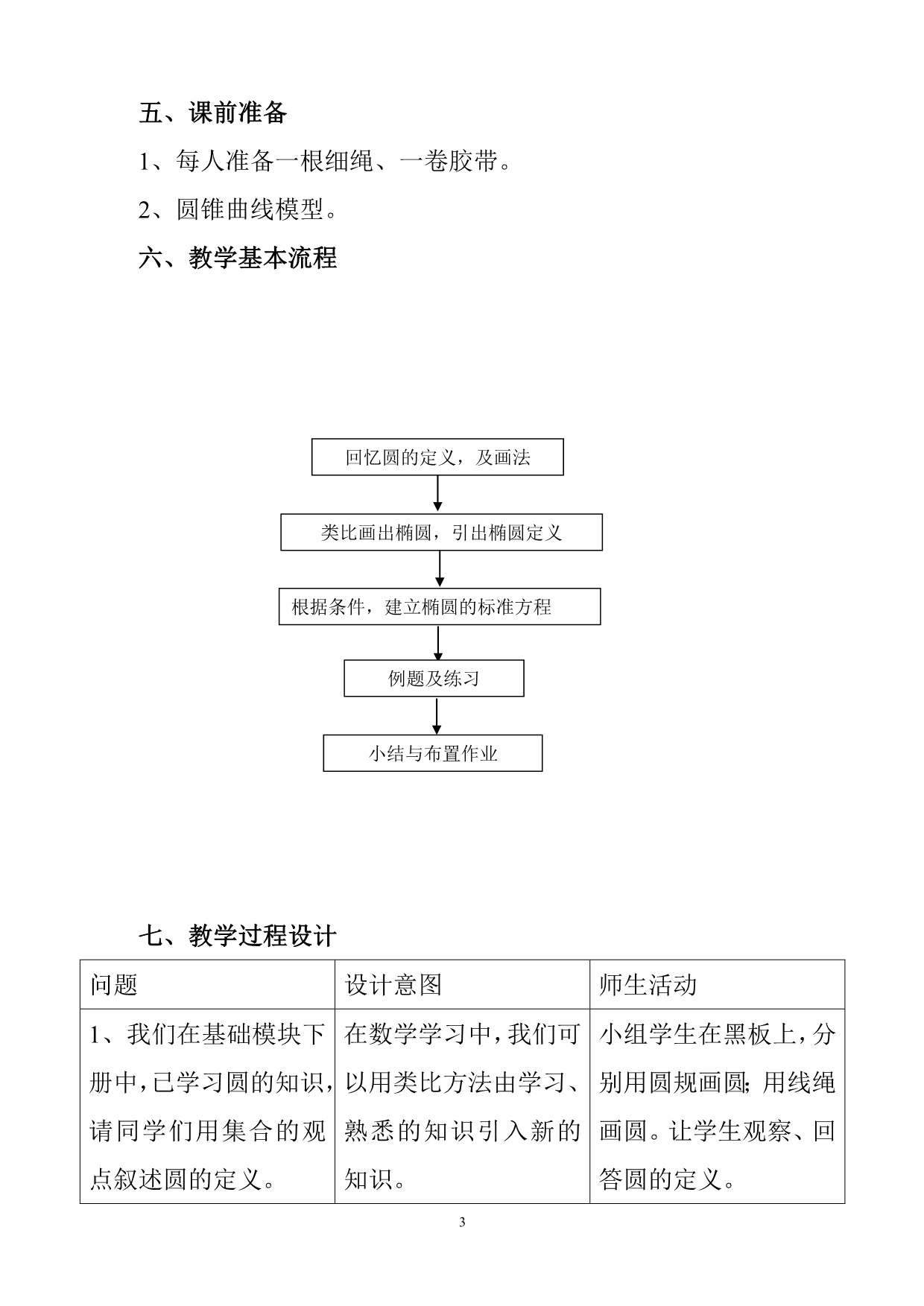 椭圆及其标准方程教学设计_第3页