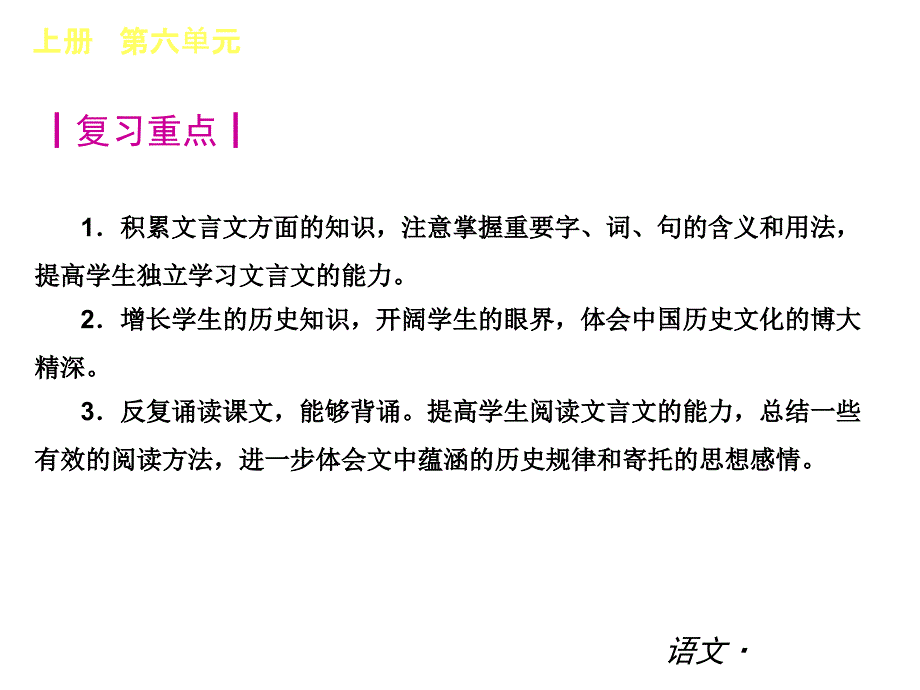 九年级语文上册课件第六单元_第2页