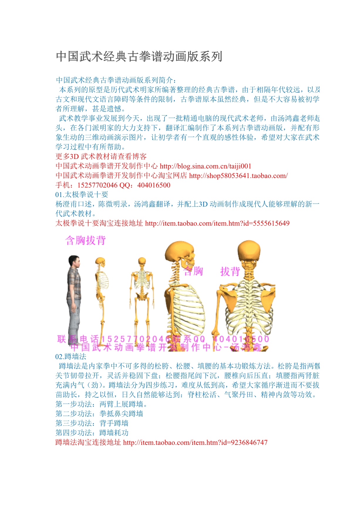 中国武术经典古拳谱动画版系列_第1页