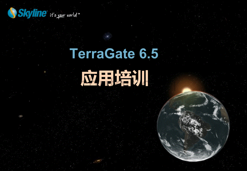 TerraGate v6.5 培训教材_第1页